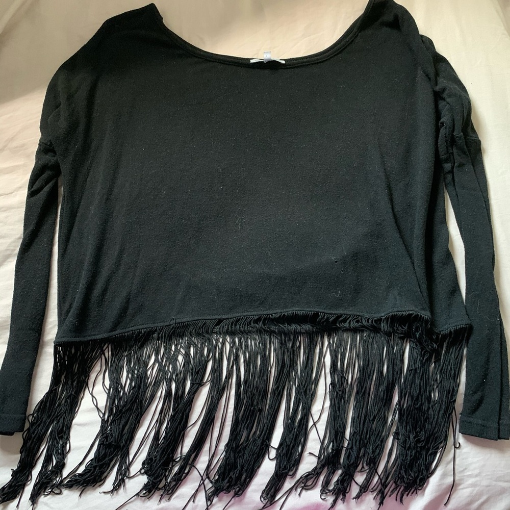 Charlotte Russe Fringe Top 🖤